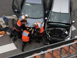 Fire, black smoke billows from chemical plant