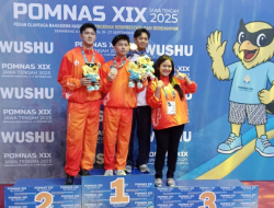 Atlet Wushu DKI Dulang Tiga Emas di POMNas XIX