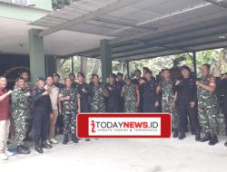 Forkopimko Pulogadung Beri Ucapan HUT ke-80 TNI di Koramil 04/Pulogadung