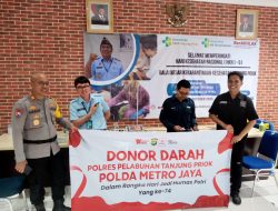 Hari Jadi Humas le-74 Polres Priok Gekar Donor Darah, Darah Setetes Sangat Berarti bagi yang Butuh
