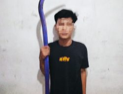 Polsek Benda Tangkap Dua Pemuda Bersenjata Tajam di Jalan Raya Perancis