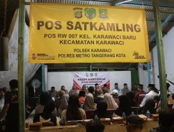 Ngopi Kamtibmas Jaga Lingkungan, Polri Ajak Warga RW 07 Karawaci Baru Jaga Keamanan Bersama