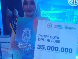 Irhamni Malika juara 1 putri Duta DPD RI 2025 asal Aceh