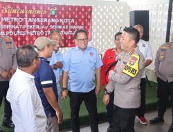 Kapolres Metro Tangerang Kota Silaturahmi dengan Elemen Serikat Buruh, Wujud Sinergi Jaga Kondusivitas Daerah