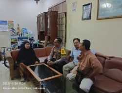 Kunjungan Sambang Empaty Building, Bhabinkamtibmas Kampung Rawa Imbau Warga Waspada Curanmor dan Tawuran