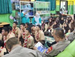 Polsek Pademangan Sosialisasikan Sistem Penerimaan Murid Baru SMA Kemala Taruna Bhayangkara