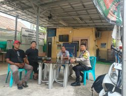 Bhabinkamtibmas Sambangi Pos RW 07, Perkuat Kebersamaan Warga Petojo Selatan