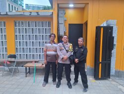 Bhabinkamtibmas Sambangi Pos Pamdal Partai Hanura, Patroli Dialogis Perkuat Keamanan Pegangsaan