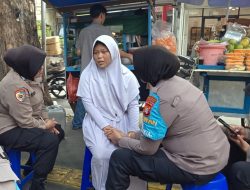 Peduli Keselamatan Warga, Polwan Jaga Jakarta Sambangi Korban