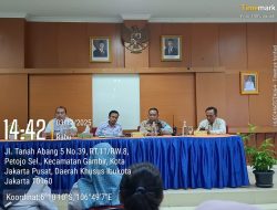 Polsek Metro Gambir Hadiri Rakor Persiapan Natal dan Tahun Baru 2026 di Kecamatan Gambir