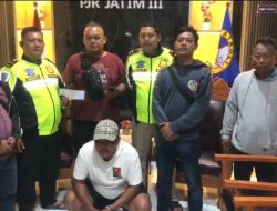 PJR Jatim Amankan Terduga Pelaku Penggelapan Mobil Rental di Ruas Tol Jombang – Mojokerto