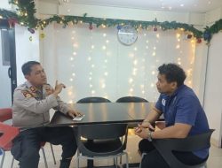 Polsek Cempaka Putih Sambangi Gereja GBI Damai Sejahtera, Perkuat Pengamanan Jelang Natal dan Tahun Baru
