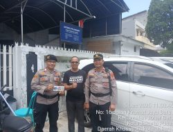 Patroli Jalan Kaki, Samapta Polsek Johar Baru Tingkatkan Keamanan dan Monitoring Rumah Ibadah