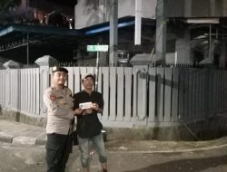 Patroli Jalan Kaki Polsek Johar Baru Jaga Keamanan Kawasan Tanah Tinggi