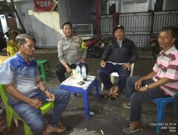Sambang Pos Kamling RW 02, Bhabinkamtibmas Galur Pastikan Wilayah Aman dan Kondusif