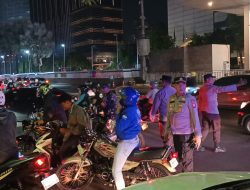 Patroli Gabungan Polres Metro Jakpus Dan Polsek Menteng Bergerak: Tegas Cegah Balap Liar di MH Thamrin