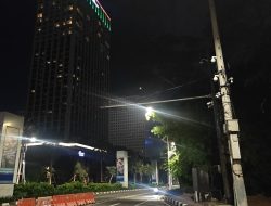 Respons Cepat Laporan 110, Polsek Metro Tanah Abang Amankan Jalan Asia Afrika Dari Trek-trekan