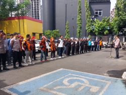 Kapolsek Metro Tanah Abang Pimpin Apel Potmas, Ajak “Jaga Jakarta”