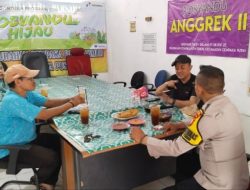 Jaga Kamtibmas Kondusif, Bhabinkamtibmas Cempaka Putih Timur Sambangi RW 002