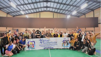 Semangat Bulutangkis Insan BRILian Meriahkan HUT BRI ke-130