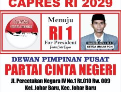 DPP Partai Cinta Negeri Resmi Deklarasikan Samsuri, S.Pd.I., M.A. sebagai Calon Presiden RI 2029