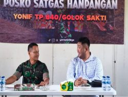 BRI BO Rangkasbitung Perkuat Sinergi dengan Satgas TNI Yonif TP 840/Golok Sakti