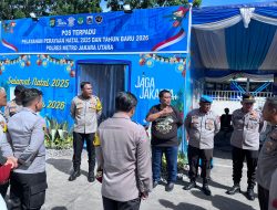 Wakapolres Jakut Tinjau Pospam Tanjung Priok, Tegaskan Disiplin dan Kebersihan sebagai Prioritas