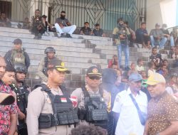 Operasi Damai Cartenz Hadir Jaga Kedamaian di Tengah Aksi Unjuk Rasa Yahukimo