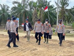 Kapolda Aceh Tinjau Kesiapan Lahan Huntap di Aceh Tamiang