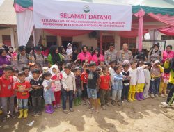 Taruni Akpol Gelar Trauma Healing bagi Siswa TK Bhayangkari Terdampak Banjir di Aceh Tamiang