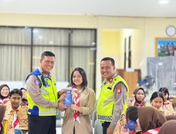 Satlantas Jakpus Edukasi Pelajar SMKN 2 Gambir Lewat Operasi Keselamatan Jaya 2026