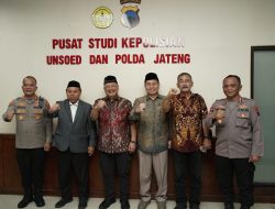 Polda Jateng dan Unsoed Resmikan Pusat Studi Kepolisian, Sinergikan Kepakaran Akademik untuk Ketahanan Pangan dan Kamtibmas