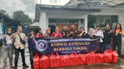 Patungan Anggota dan Donasi, FWJI Korwil Kuningan Sukses Bagikan 500 Paket Takjil