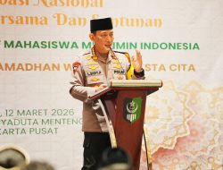 Kapolri Hadiri Konsolidasi Nasional PB SEMMI dan Santuni Anak Yatim di Hotel Aryaduta