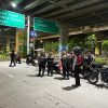 Patroli Brimob Metro Jaya Sisir Bassura-BKT Saat Sahur Terakhir Ramadan