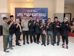 Halal Bihalal Dialihkan ke Polsek Pademangan, Berlangsung Hangat Meski Diguyur Hujan