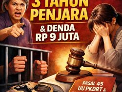 Mertua yang Melampaui Batas Bisa Dipidana, Ancaman 3 Tahun Penjara dan Denda Rp9 Juta