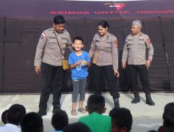 Lewat Belajar dan Bermain, Satgas Damai Cartenz Hadirkan Senyum Ceria Anak-anak Papua di Momen Paskah