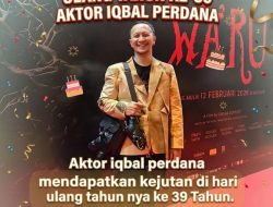 Sosok Humble dan Multitalenta, Aktor Iqbal Perdana Dapat kan Kejutan di hari Ulang Tahun nya ke-39 di Tengah Kesibukan Syutingnya