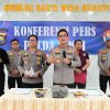 Polda Jambi Gelar Konferensi Pers, DPO Narkotika Berhasil Ditangkap di Tanjab Barat