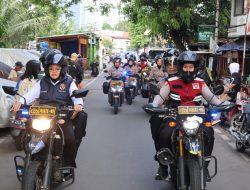 Dalam Semangat Hari Kartini, Polwan Polda Metro Jaya dan Polres Metro Jajaran Gelar Patroli Kamtibmas dan Bakti Sosial