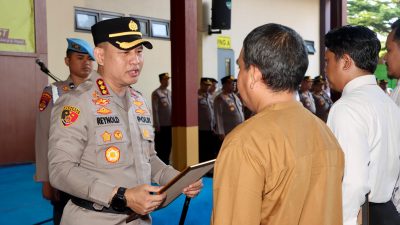 Polres Jakpus Beri Penghargaan Warga dan Personel Ungkap Kasus Narkoba