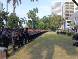 3.225 Personel Disiagakan Pelayanan Aksi Unjuk Rasa Memperingati Hari Pendidikan Nasional Dibeberapa Titik di Wilayah Polres Metro Jakarta Pusat