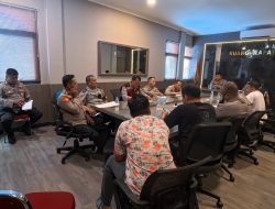 Polsek Kelapa Gading Ikuti Live Streaming Panen Raya Jagung Serentak Dan Launching Program Ketahanan Pangan Polri