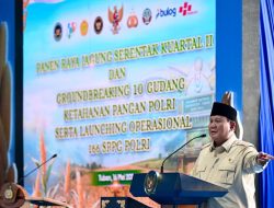 Presiden Prabowo: Ketahanan Pangan Jadi Fondasi Kedaulatan Bangsa