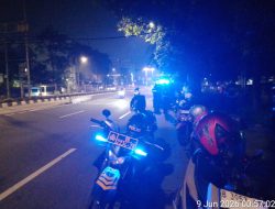 Tiga Pilar Lakukan Patroli Mobile Dini Hari Blue Light Sawah Besar Diperkuat Sabuk Kamtibmas