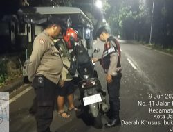 Cipkon Menteng Digelar, Razia Kendaraan di Jalan Latuharhari Antisipasi Kriminalitas Malam