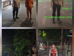 Polsek Senen Perketat Pengamanan Dini Hari, Personel Disebar di Titik Rawan Tawuran dan Kejahatan Jalanan