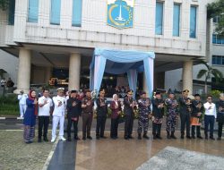 Walikota Jakarta utara bersama forkopimda peringati HUT bayangkara yang ke 80