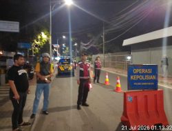 Polres Jakpus Gelar Operasi Cipta Kondisi Dini Hari, Dua Sepeda Motor Tanpa Surat Diamankan